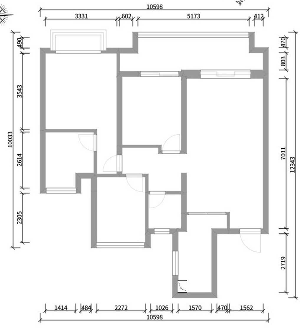 98平欧式风摈弃复杂装饰，以色彩打造温馨舒适而又多元化的家