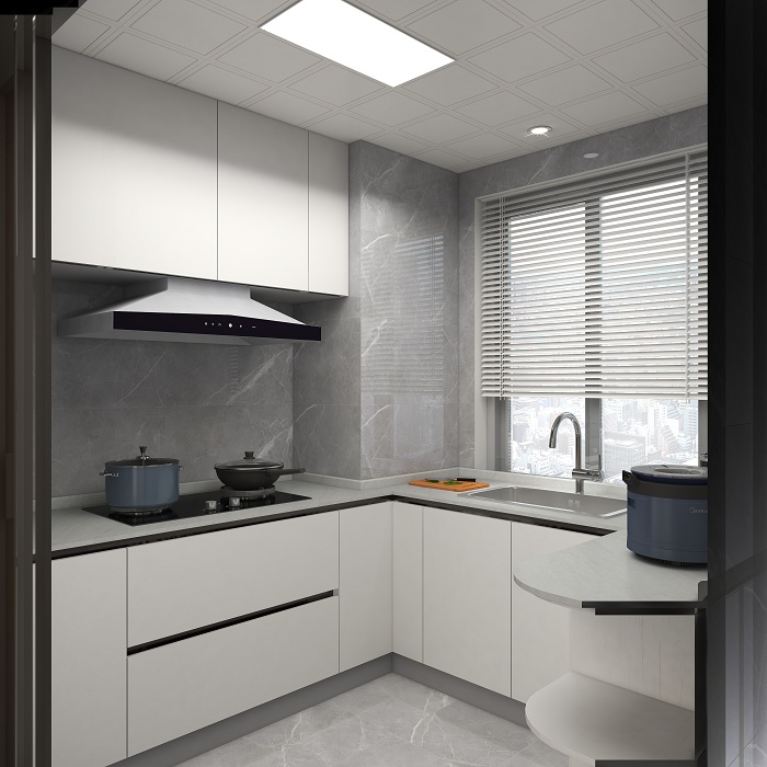 110平米现代风装修案例 精致温馨婚房佳作