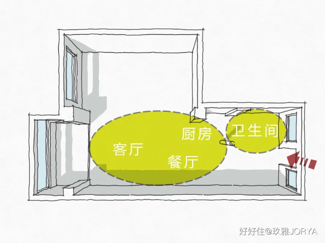 48㎡日式小屋:阳台隔出一间榻榻米,馋到我了