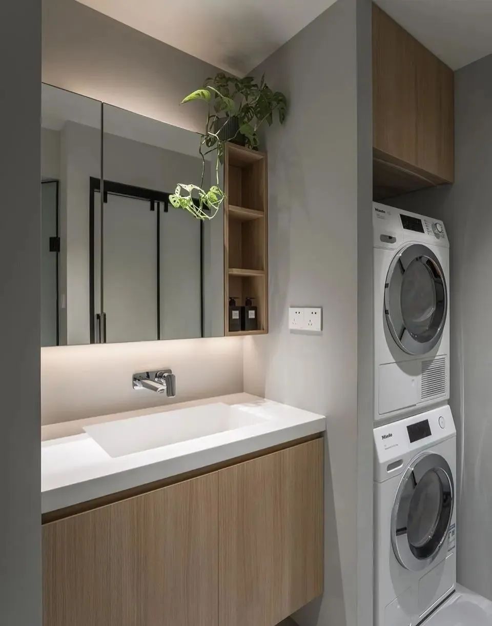 家里最好备一个家政区，平时兼顾清洗和收纳，实用性自然不用多说