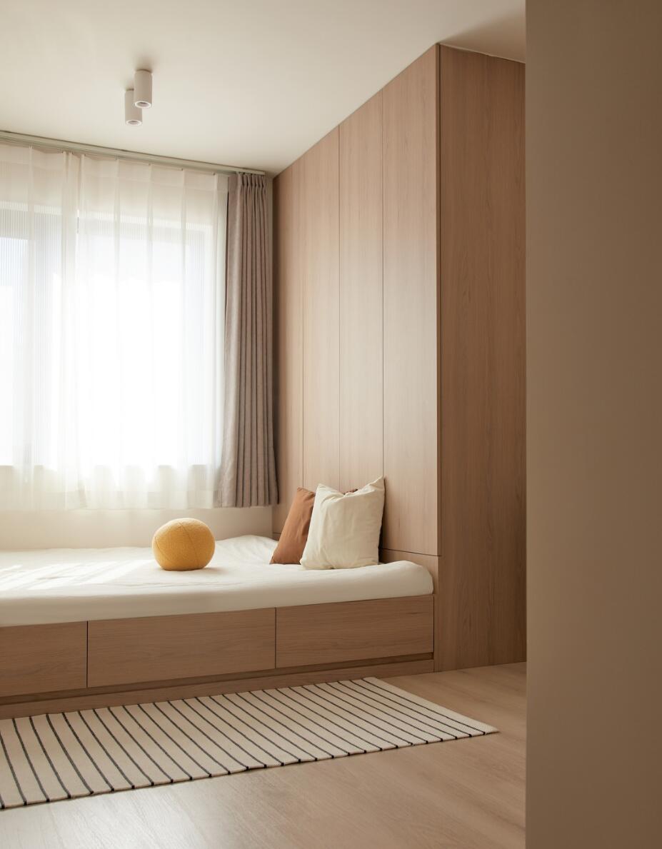 这是我见过最治愈的家!64㎡,全屋色调统一,氛围感溢出屏幕