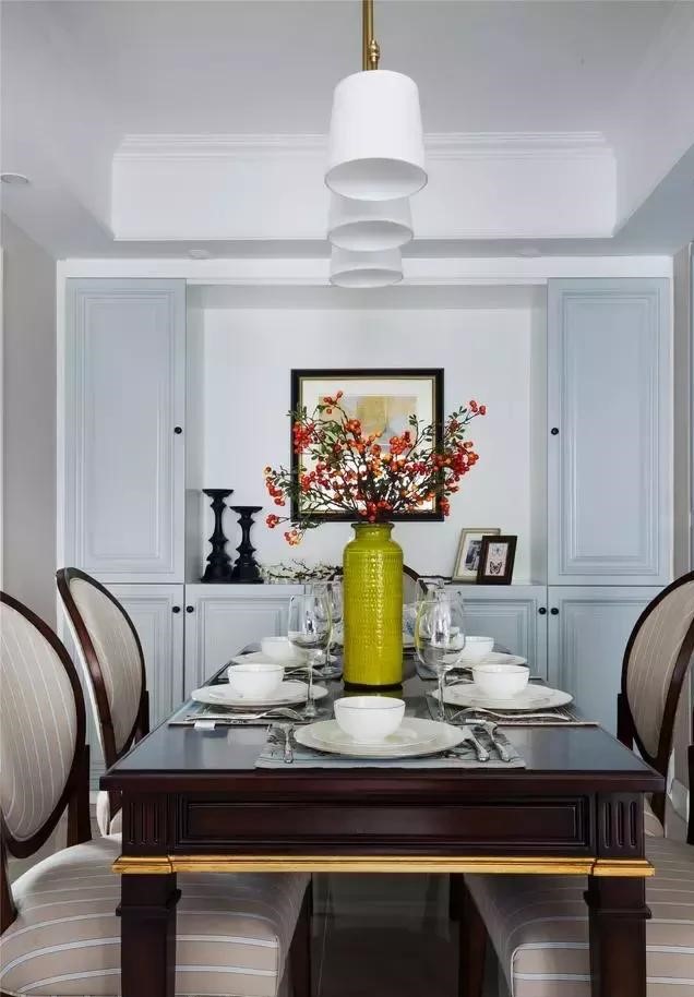 150平米美式风新房完工,玄关柜超实用,整体效果优雅大气上档次