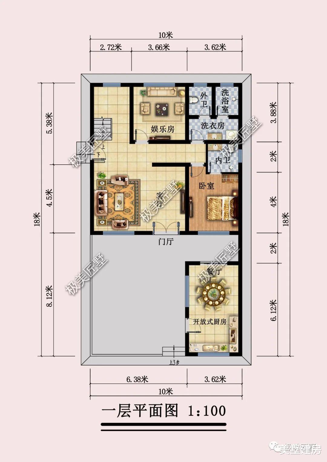 开间小进深大,喜欢现代风格的别墅,赶快来看看