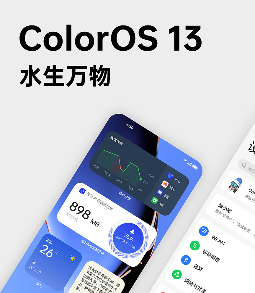 华为mate50|除了华为mate50,ColorOS 13也是近期一大行业热点!