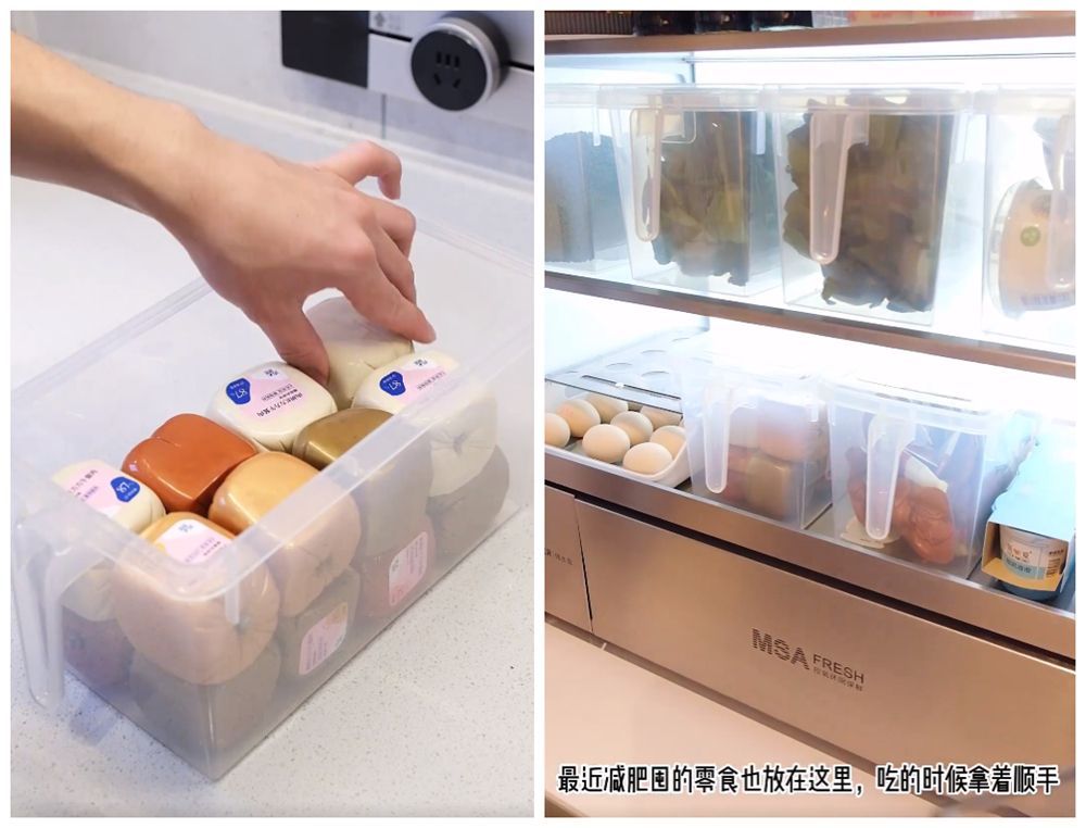 一位姑娘“沉浸式”收纳冰箱：把饮料果蔬冻品分类摆放，太治愈了