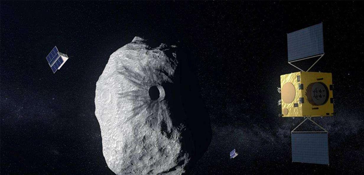 史上首次,人类探测器撞击改变小行星轨道,科学家:蚊子撞足球