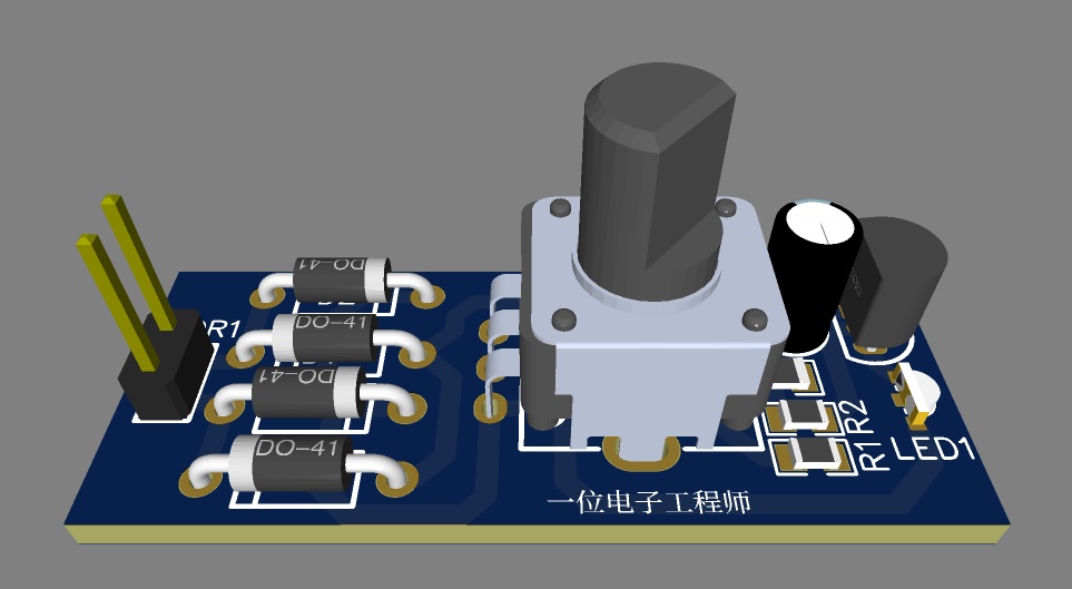 经典电路设计十六：老式可控硅控制台灯调光电路模块设计方案