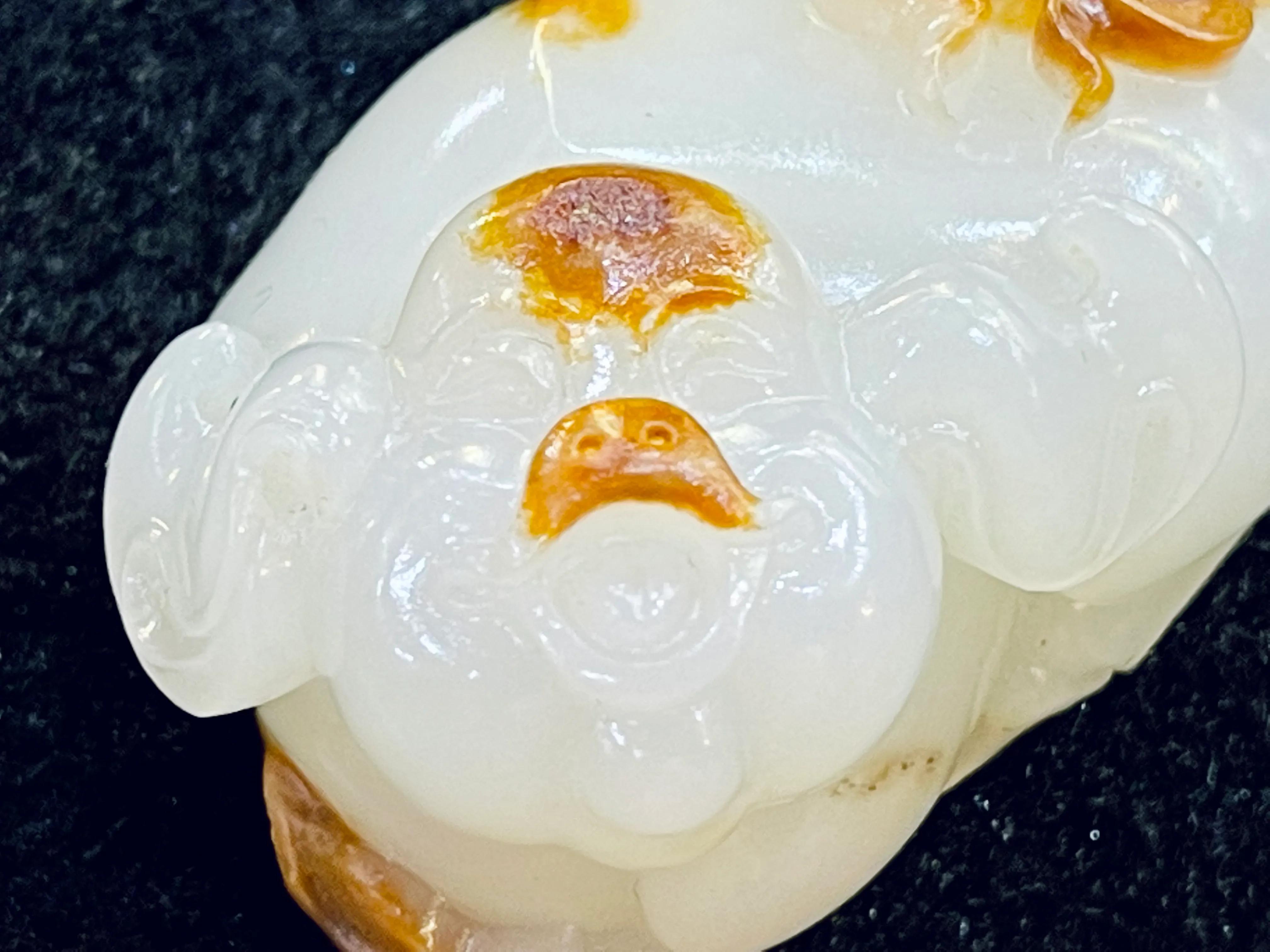 雕刻|俄料无好料?和田玉俄籽“福猪”!