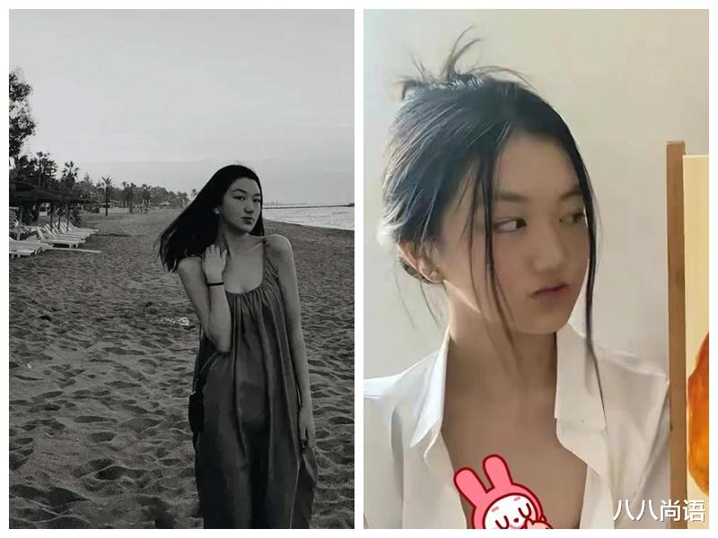 甘比|李嫣晒近照后，甘比的女儿也罕见更新动态，颜值清纯脱俗超有气质