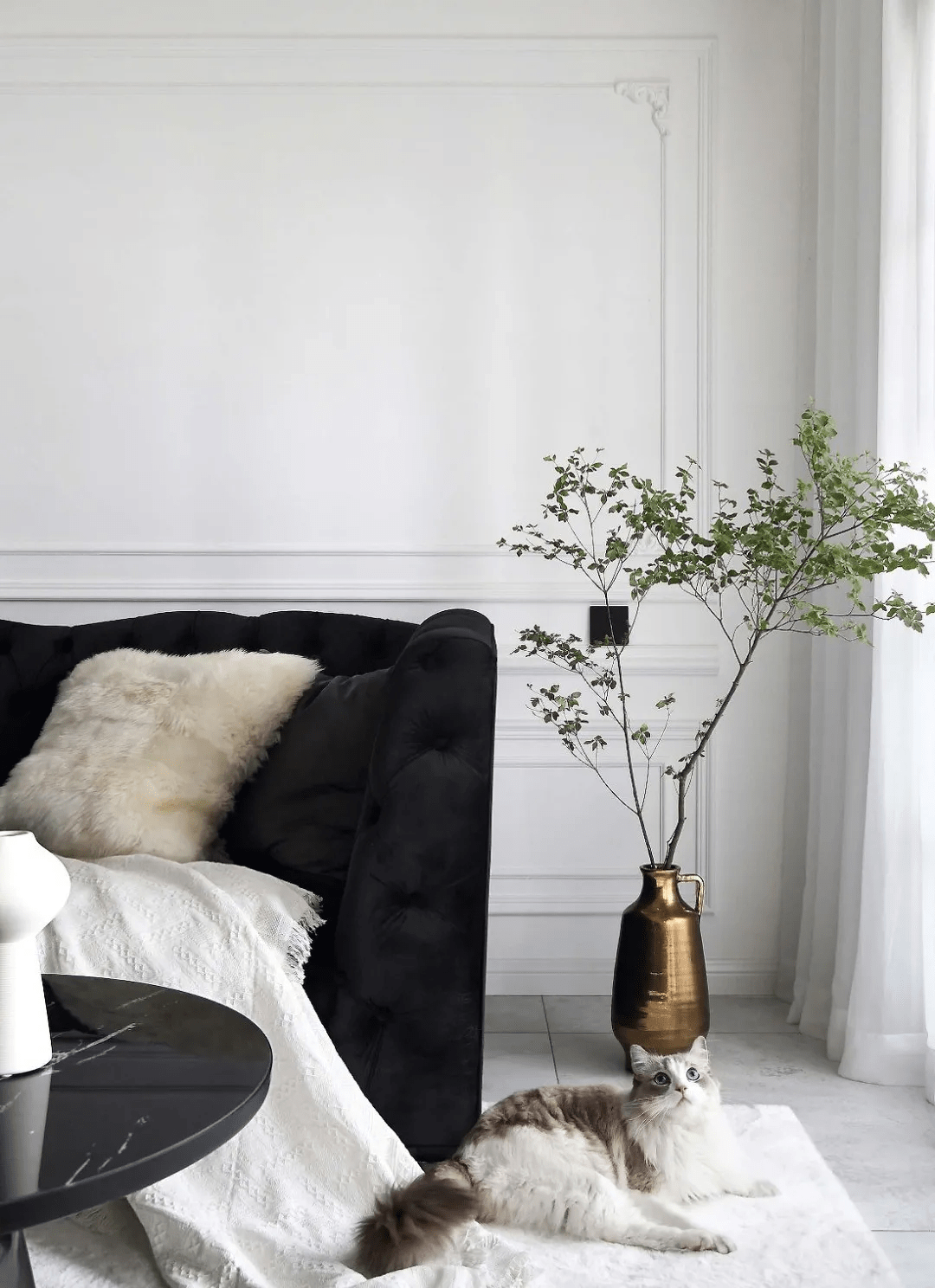 115㎡浪漫法式新房，网友说：一看就是一个没有孩子的家庭啊