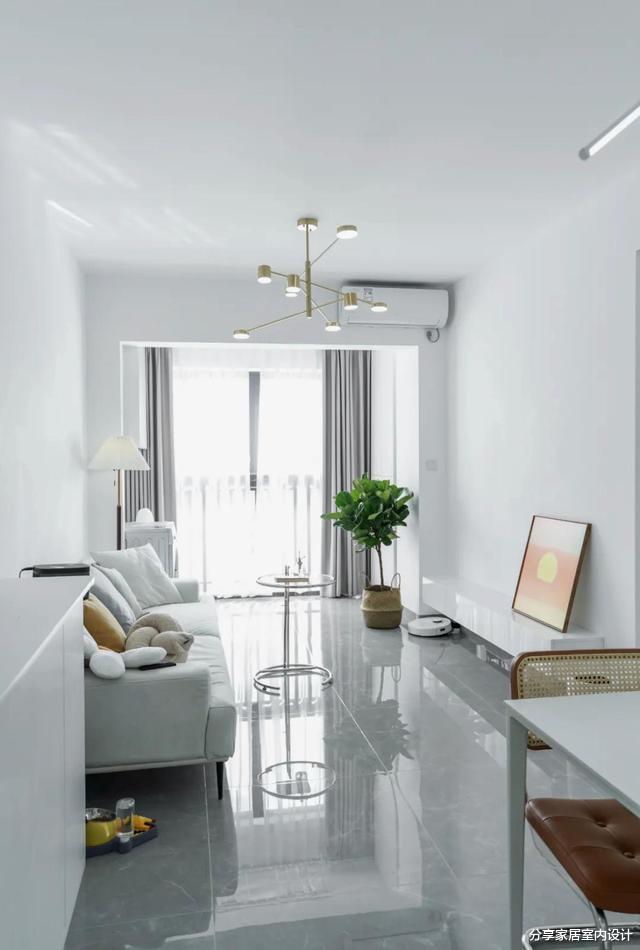 看了这个家才知道,这才是真正的极简装修,全屋刮大白墙很好看!