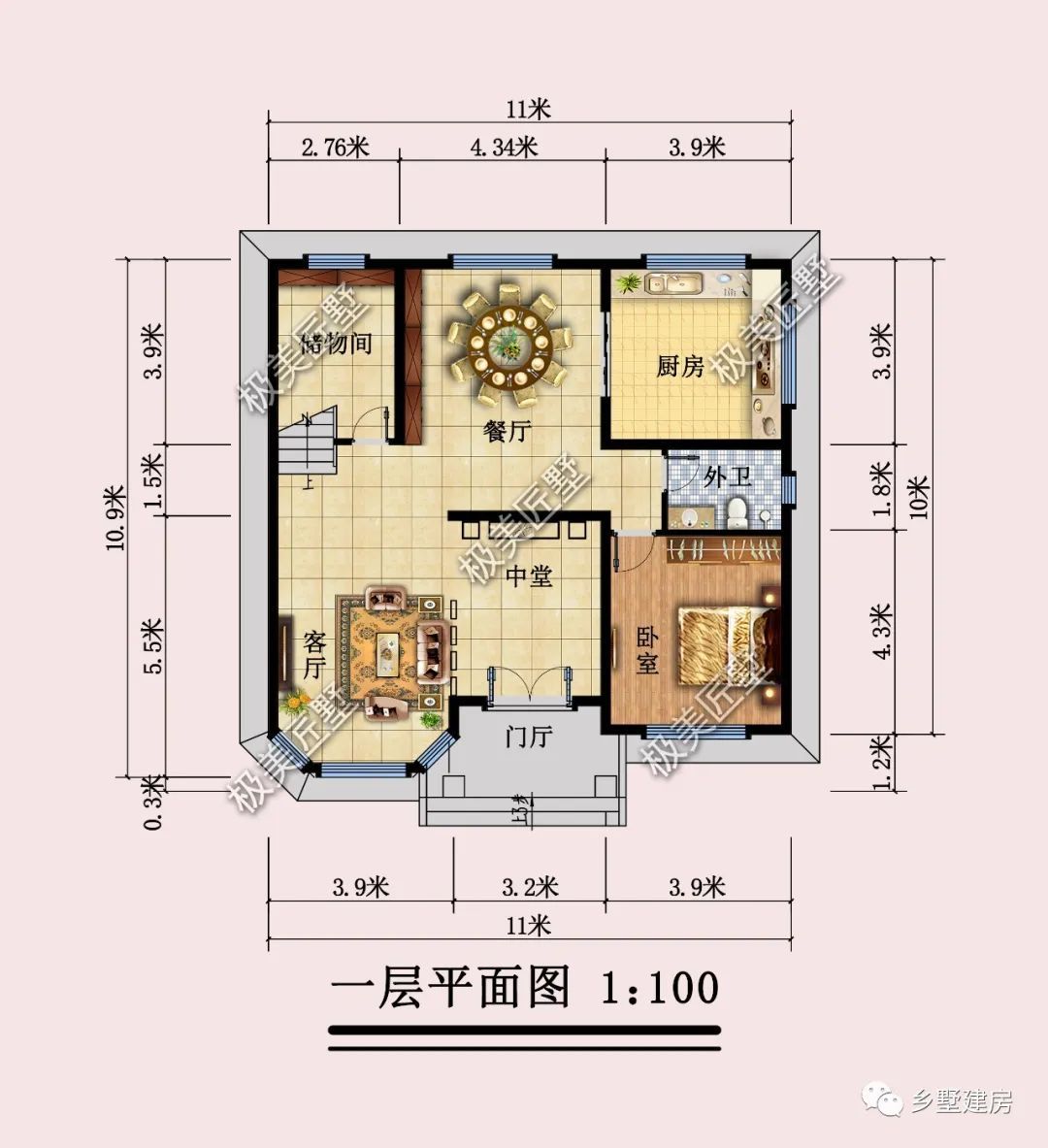 老家有地不浪费，建栋合适的二层简欧，修养身心尽享生活