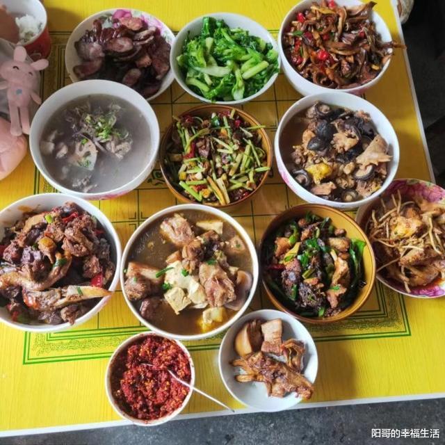 蔬菜|兄妹5个晒年夜饭,职业不同,差距也太大了,第2桌“好心酸”!