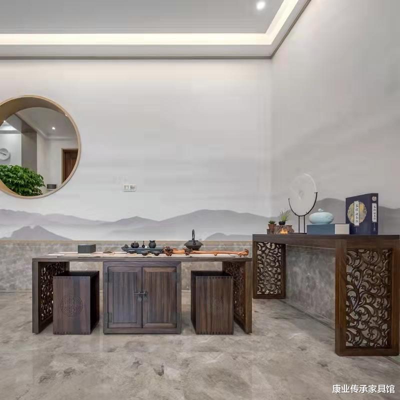 新中式风格设计案例,原木细语,匠心所致