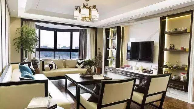 145平新中式风装修，现代与古典的完美融合，时尚又不失古韵