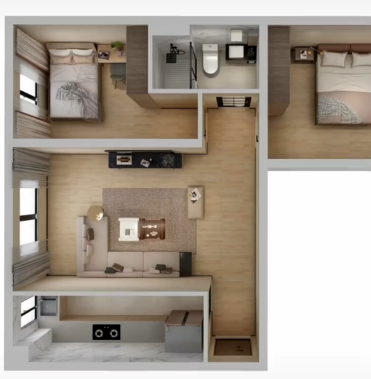 经典户型改造没有玄关怎么办?可以这样该!