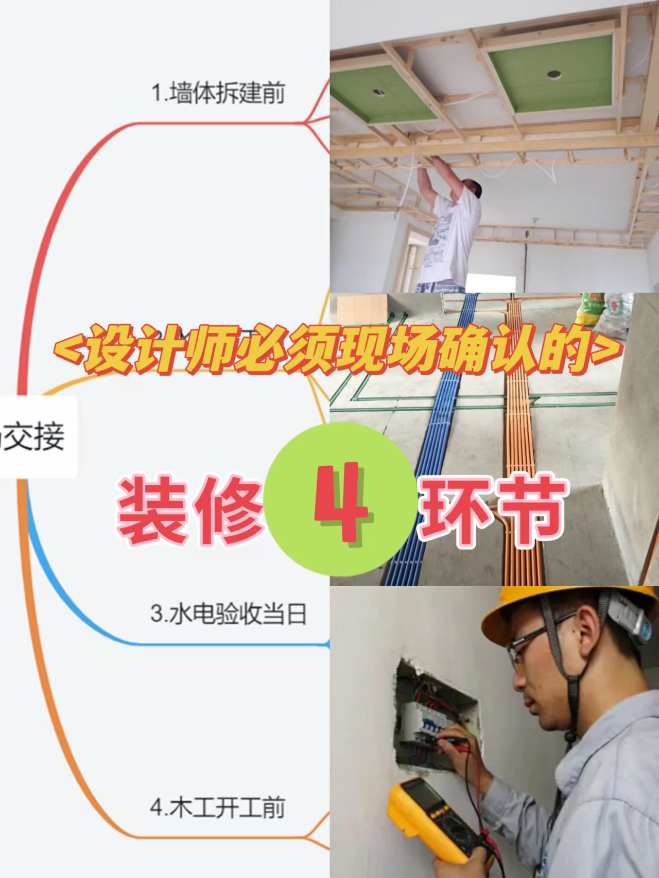 家里装修,设计师必须到现场确认的4个环节!