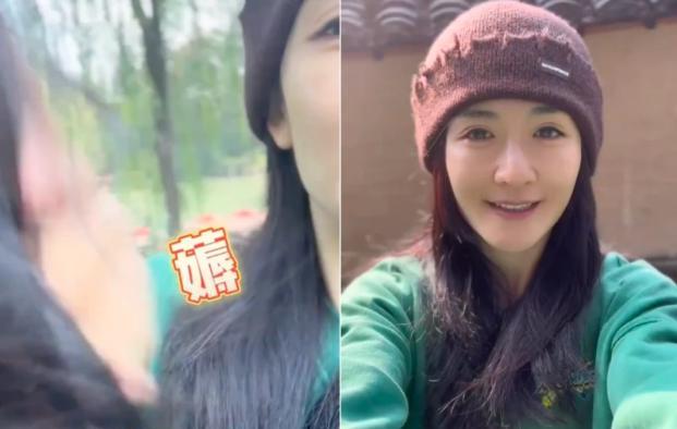 谢娜|谢娜首晒小咘芽，环抱女儿素颜显疲态，曝被婆婆催生做试管双胞胎