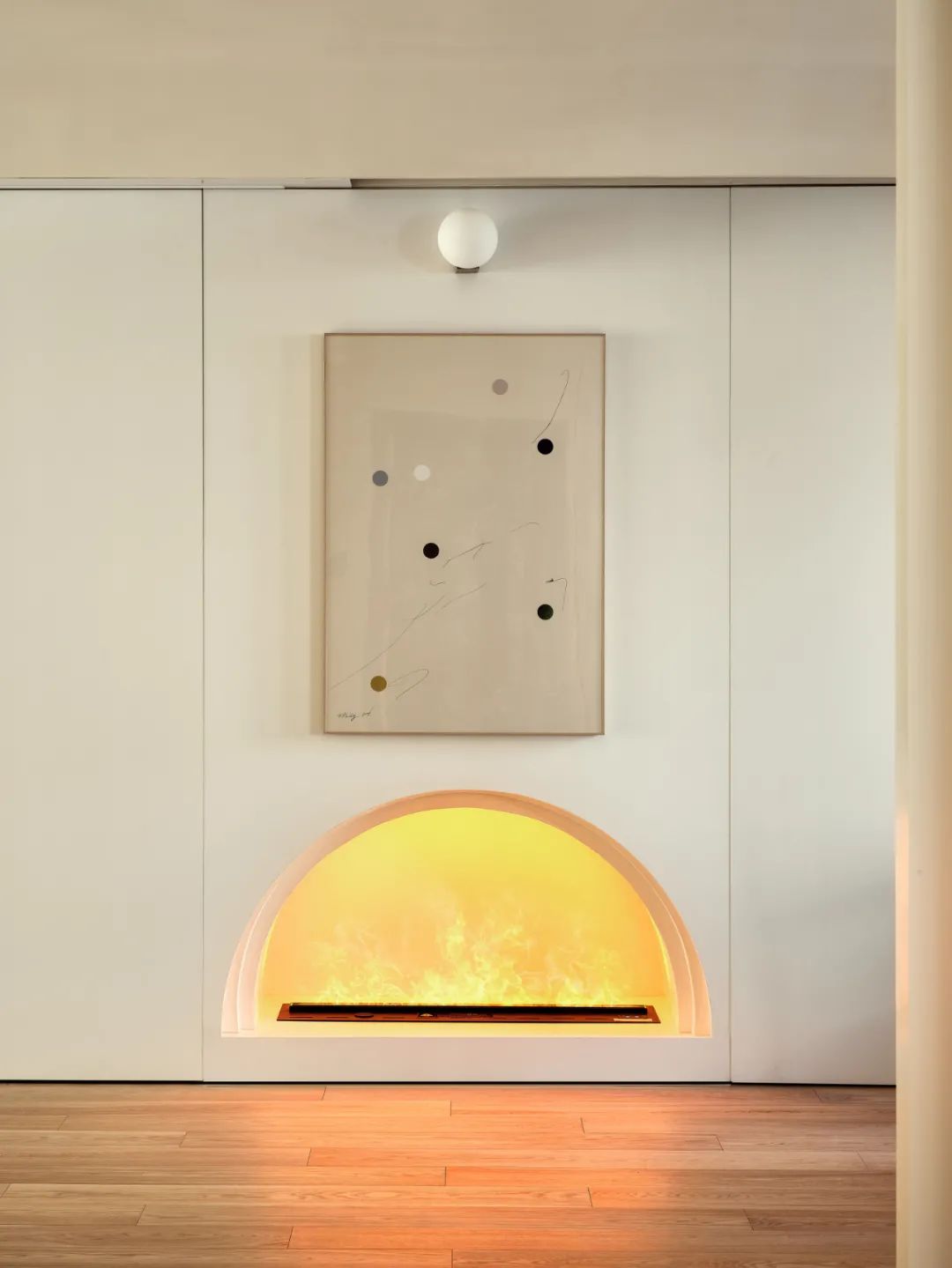 95后83㎡婚房设计,奶油色艺术涂料,让家告别喧嚣,享受自在与舒适!