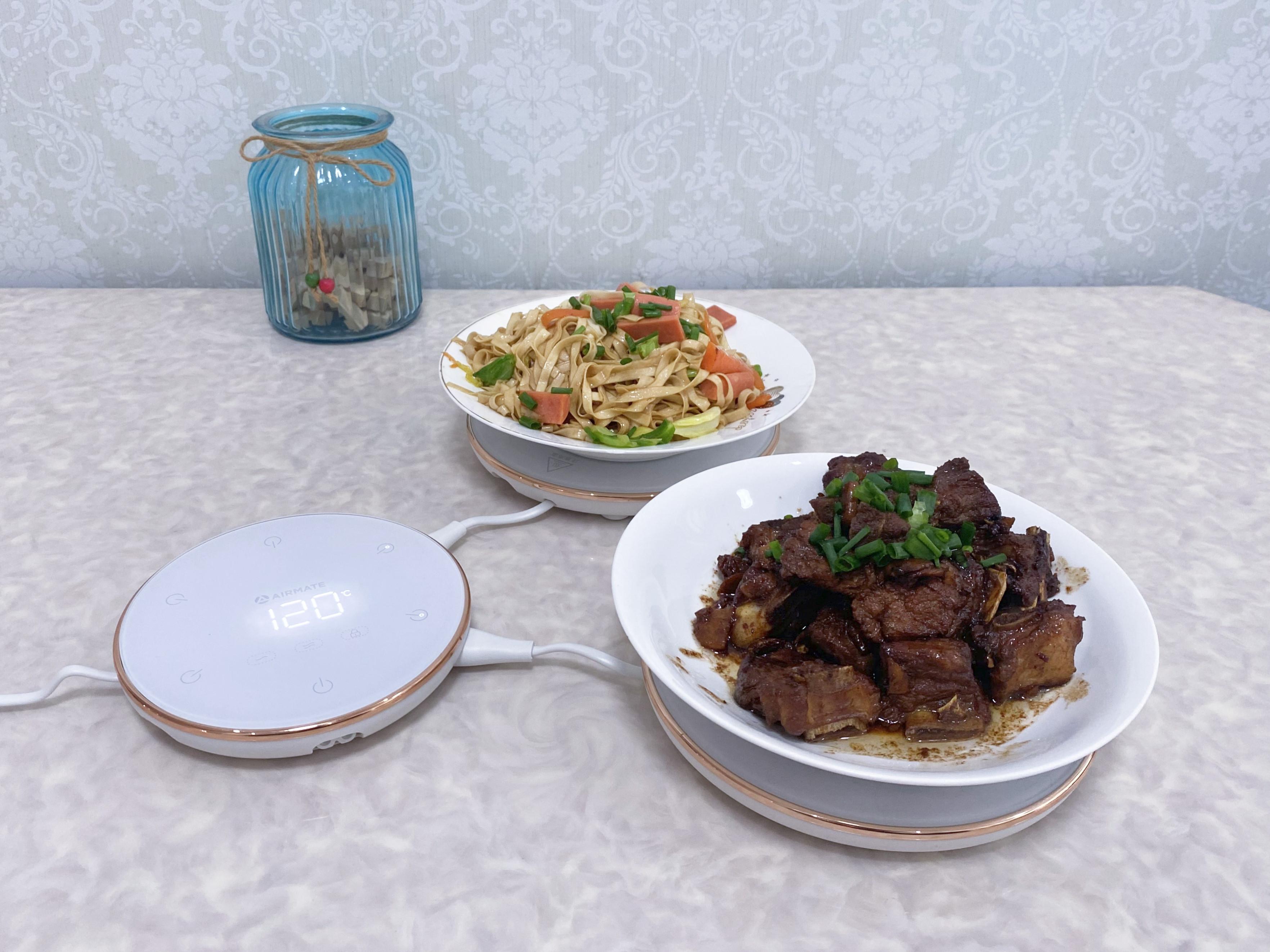 冬日最给力的厨房好物！艾美特花开富贵暖菜板让家人吃上热乎饭菜