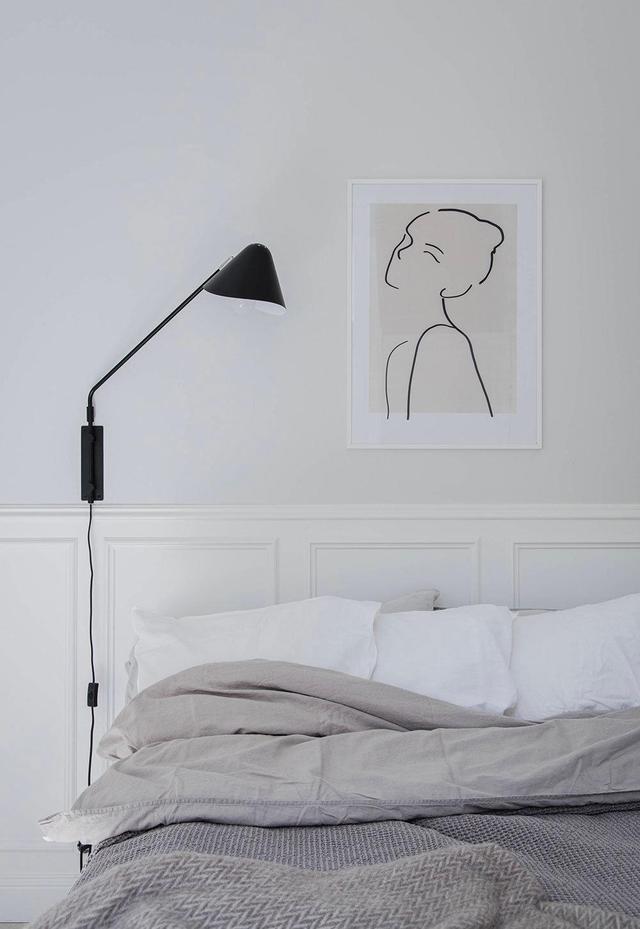 微妙而精致,敞亮简约的白色调单身公寓,白色控们毫无抵抗力