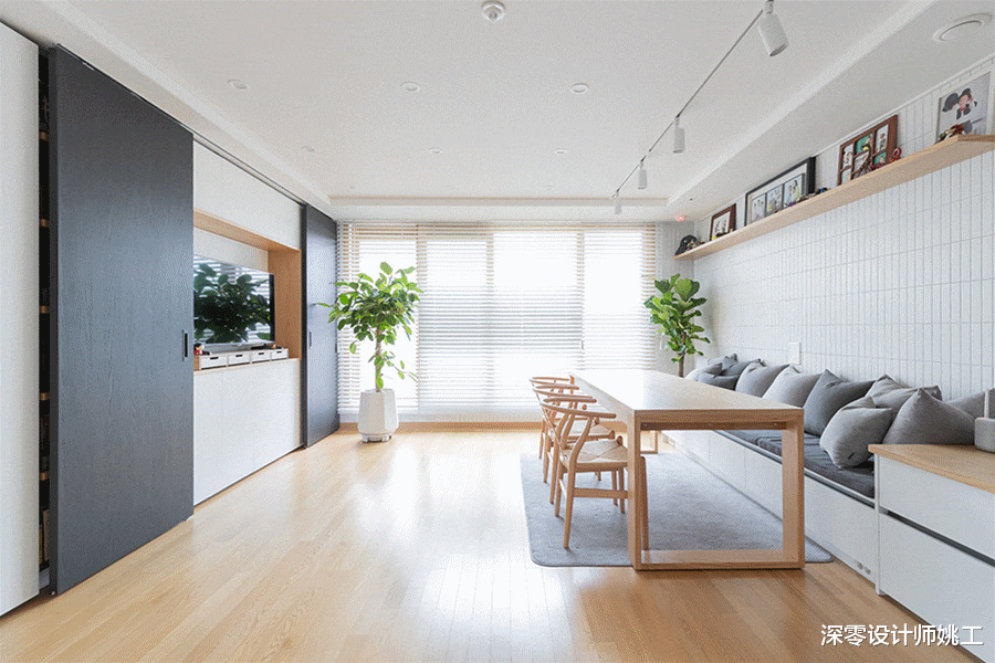 原来餐厅装修这么有讲究,5种选择方案,客餐合二为一实用性没得说