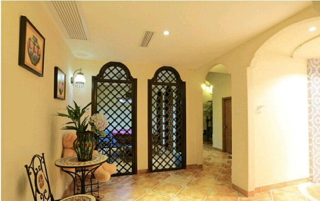 晒晒土豪亲戚的豪宅，刚进门一看，就被进门玄关憋出了内伤