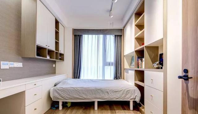 117㎡三居室改四居,全屋收纳太逆天了,使用面积直接翻倍!