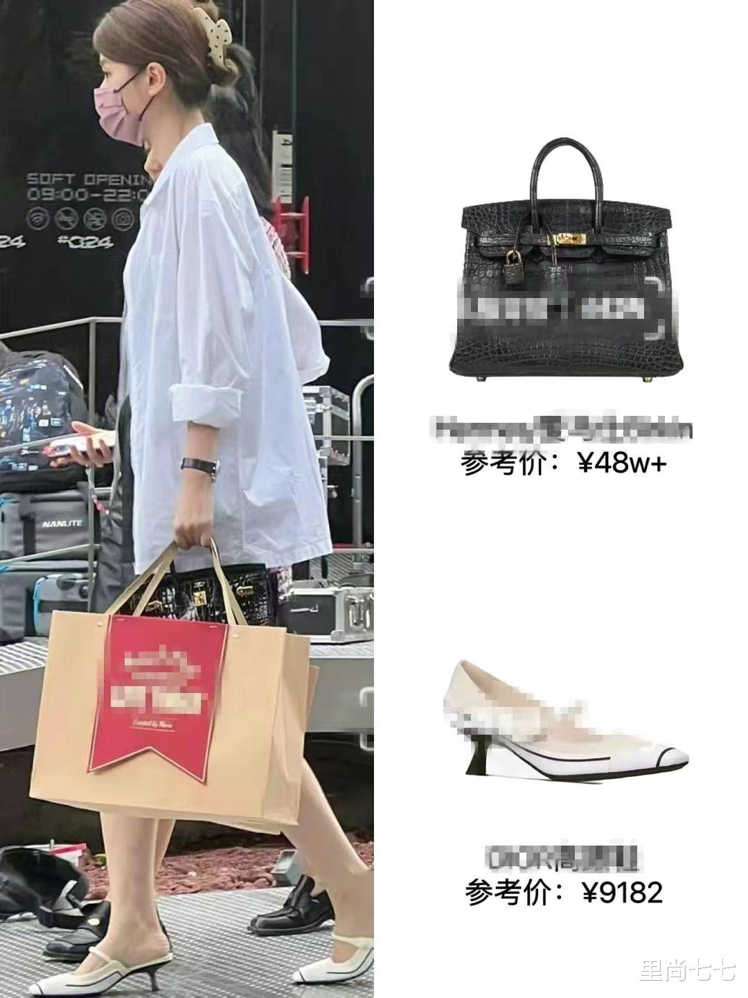 乔欣逛街被偶遇，拎48万包还戴4位数发卡，弯腰驼背仪态却拉垮