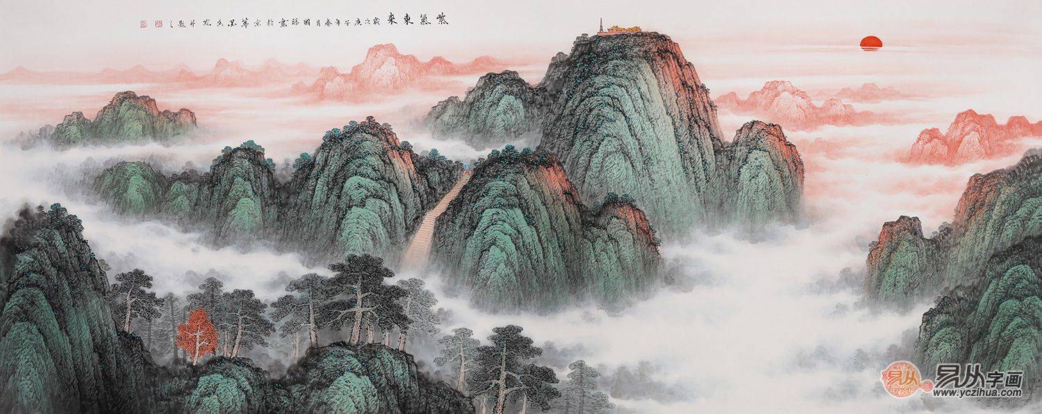 客厅装饰画 品味山水帮你营造舒适家居氛围!