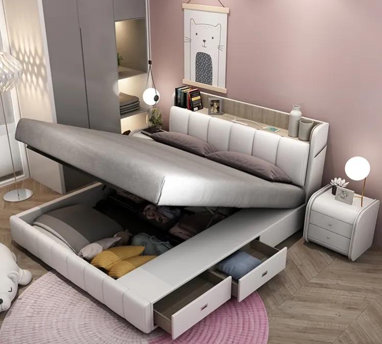 双人床落伍了,智能“升降床”一出,整洁美观省空间,太高级了