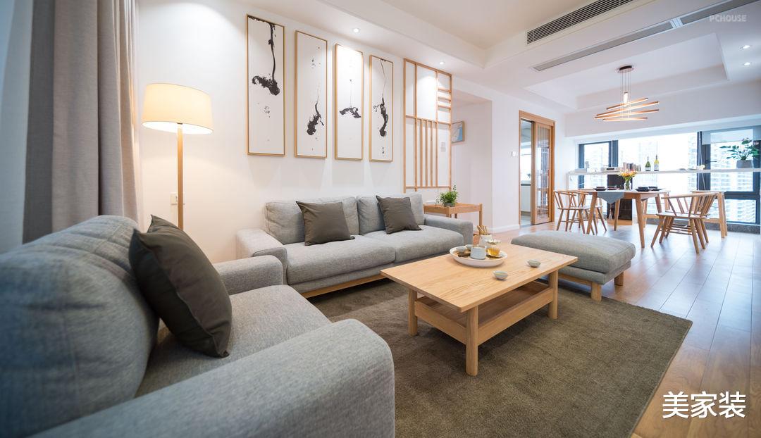 干净清爽的日式设计,为家注入了诗意,更传递了健康与美好