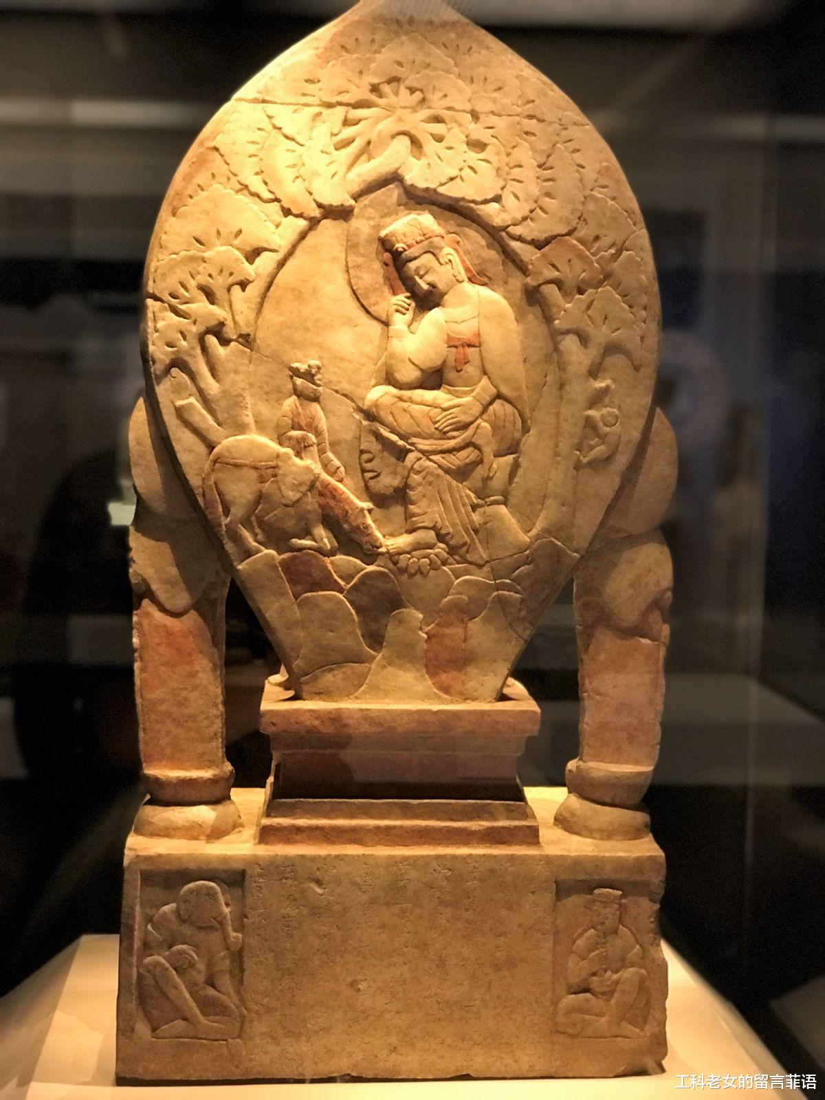 雕刻|国博邺城佛像:笑眯眯的方脸弥勒