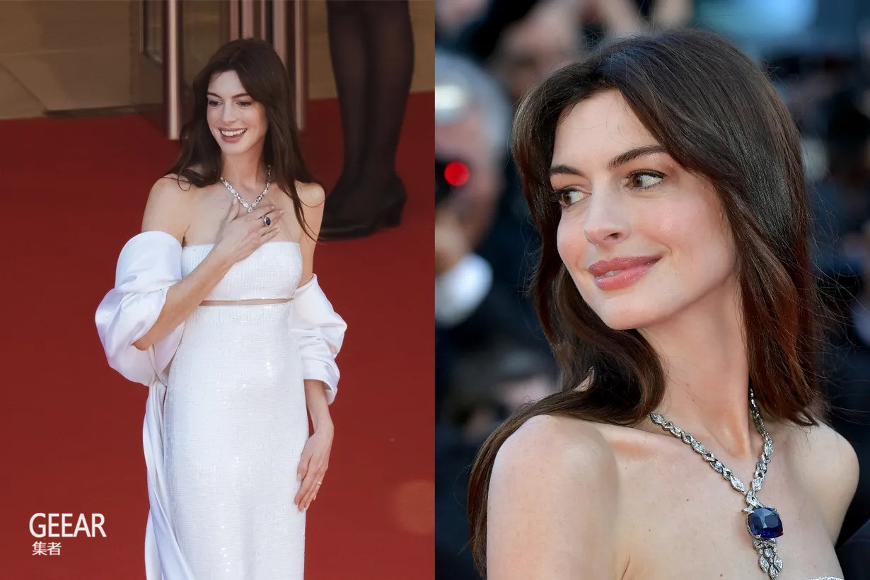 谢娜|戛纳电影节红毯，安妮·海瑟薇正处在人生最美的状态！