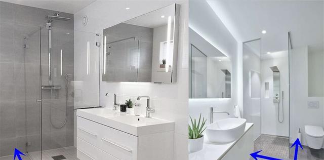 小卫生间,聪明人墙角挤出1,实现双面洗衣柜,照样成装修模板