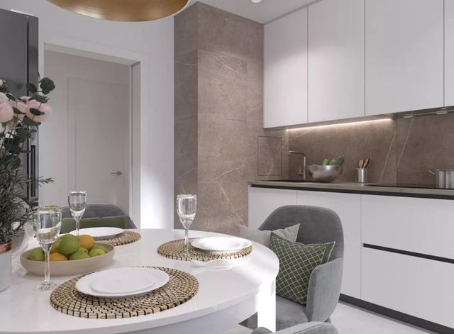 68平方米的两居室,装修效果时尚,简约大气,还带有阳光房