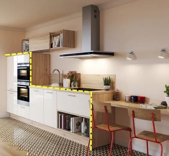 第一次见到厨房这样规划:不打吊柜,地柜打成高低柜,拿取超方便