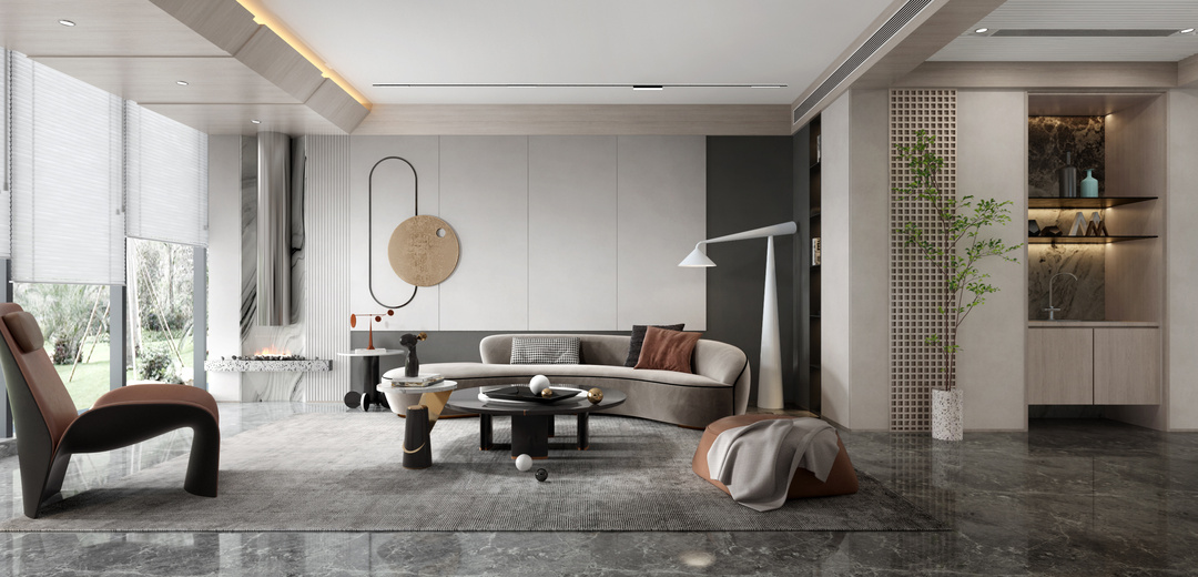 几何·艺术·家!现代风格|珠海翠湖香山家居设计案例