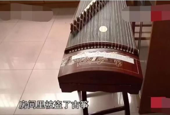 广东顺德,王女士不经意发现家中丢失的古筝出现在了张先生家