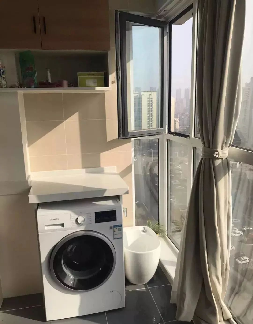 小阳台装洗手盆还是拖把池?听我给你们分析分析