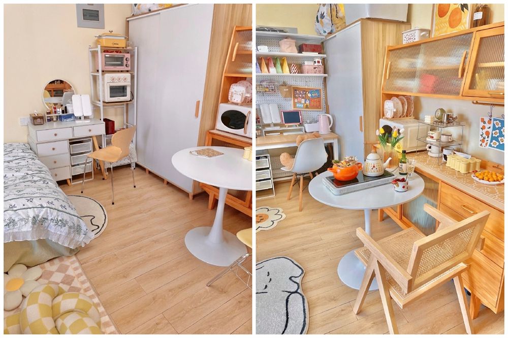 30岁的她住进单身公寓:“麻雀虽小五脏俱全”,一个人住也太爽了