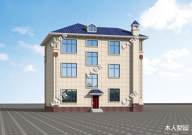 121平农村建房案例,9间卧室更实用,预计两个30万才能建一栋