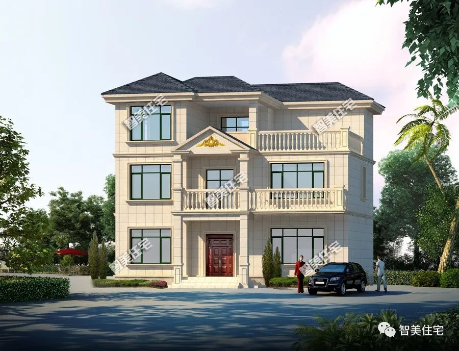 重庆|20多万能盖两层半别墅?选择这款简约户型,给我们一个敞亮的家