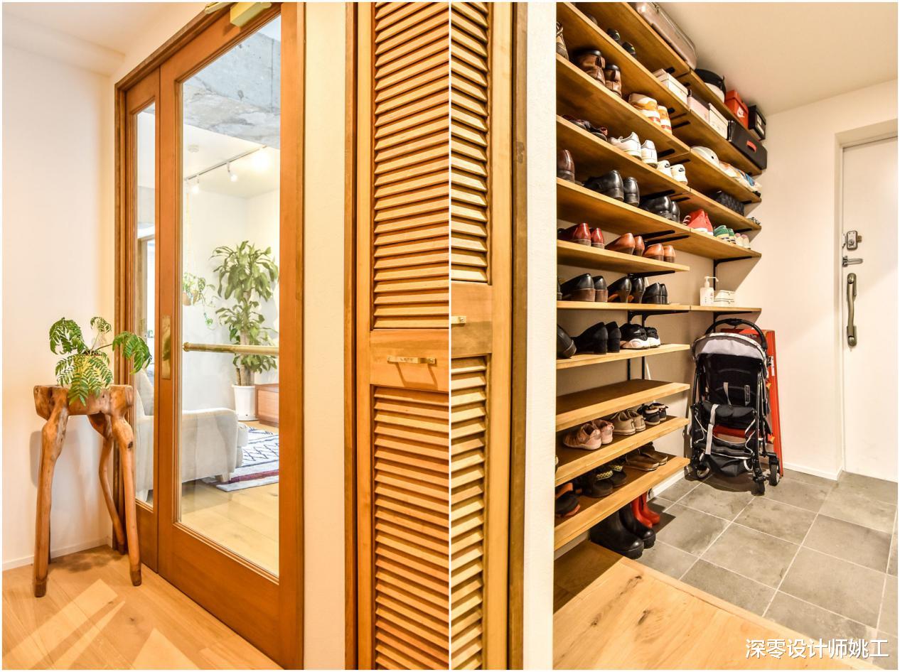 若不生二胎,72㎡足够住着一家三口,白墙+原木优雅中带点复古感