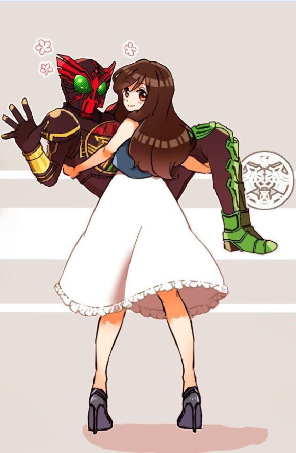 女孩|假面骑士们的幸福生活插画