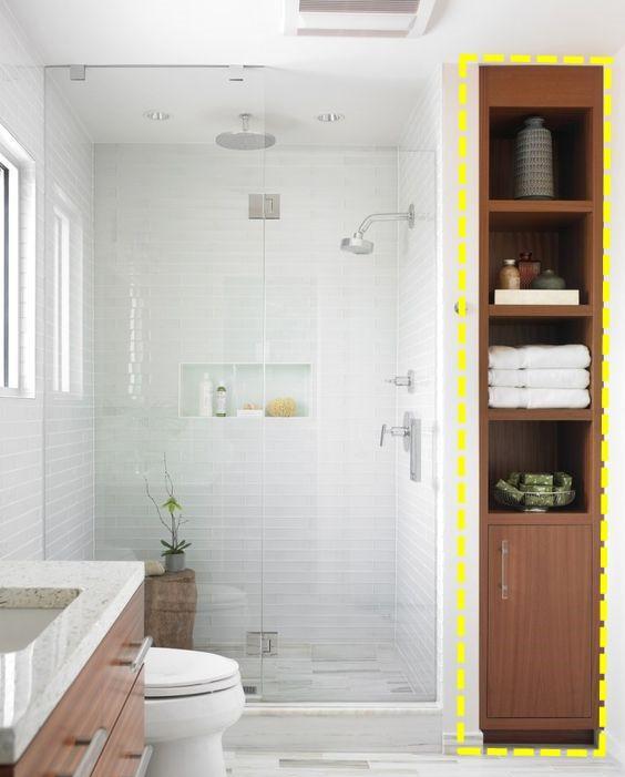 小卫生间,聪明人墙角挤出1,实现双面洗衣柜,照样成装修模板