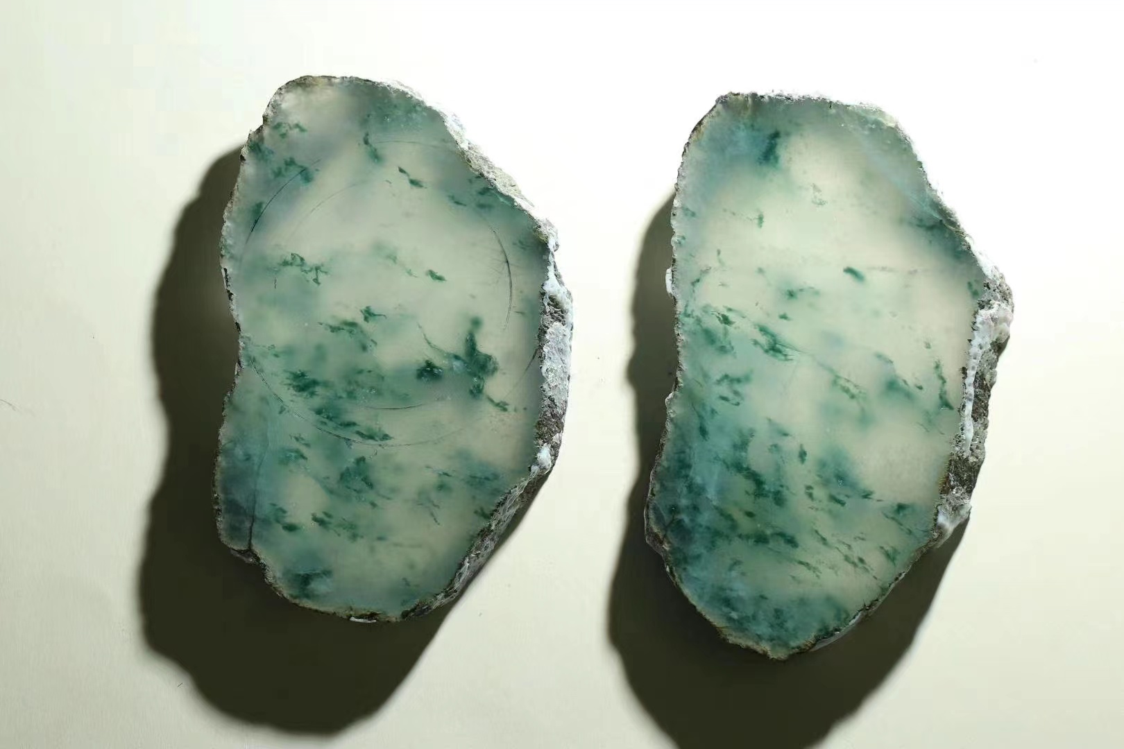 终极目标|玻璃种飘花翡翠原石欣赏