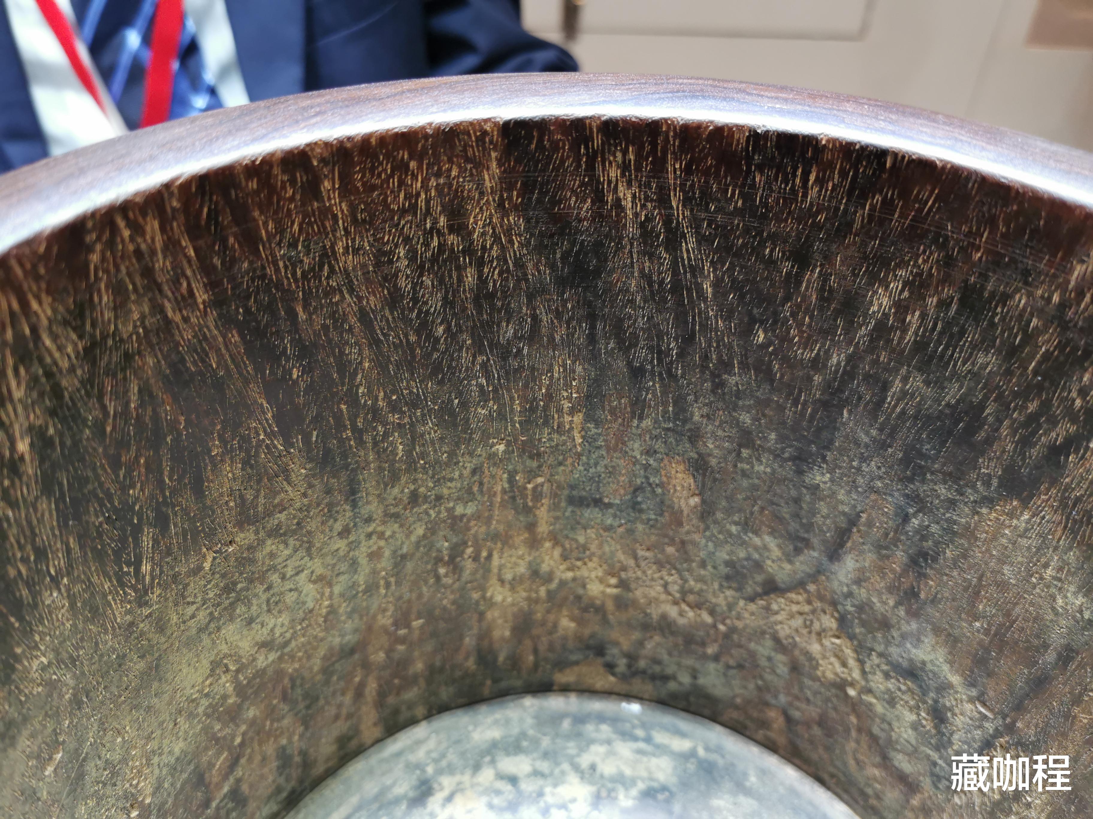 黄花梨|黄花梨特征较典型，笔海口径24.5成交价14.95万元
