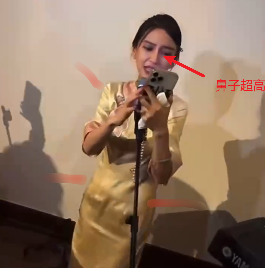 进化论|杨颖私下聚会玩超嗨，化浓妆模样变化大，卧蚕变大鼻子超高显怪异