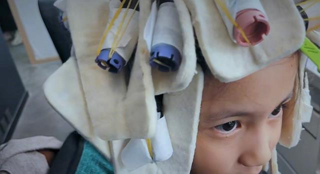 黄磊|黄磊回应孙莉带9岁二女儿多妹烫发：小朋友有爱美之心